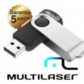 Pendrive twist MULTILASER 16GB Preto